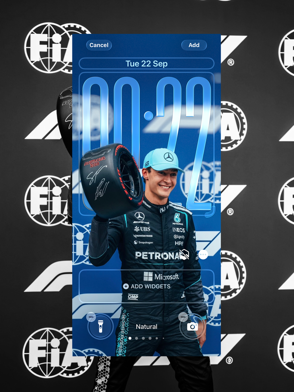 George Russell wallpaper pack - 6